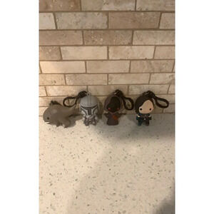 Star Wars The Mandalorian 3d bag clips‎ bundle  BN